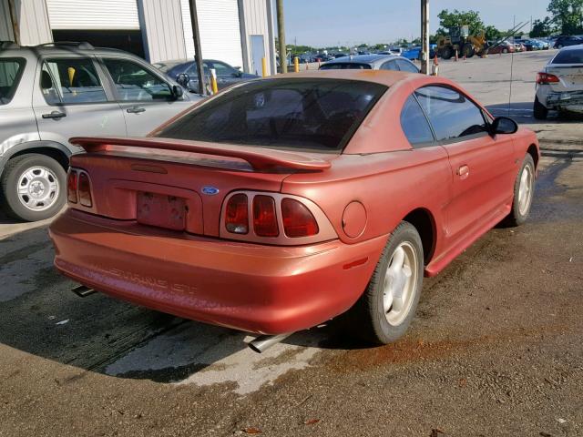 1FALP42X6VF204970 - 1997 FORD MUSTANG GT RED photo 4