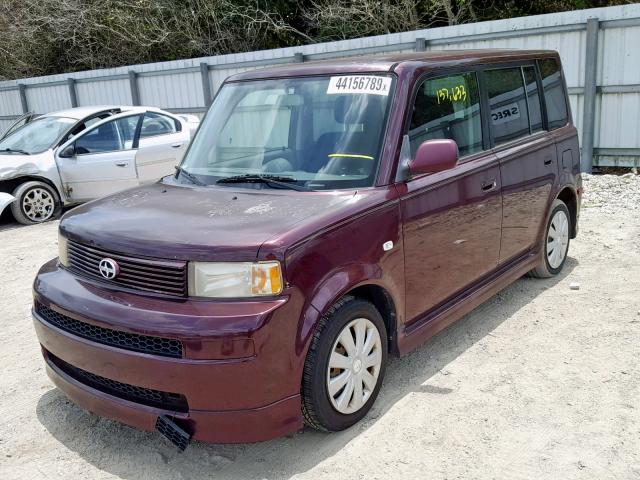 JTLKT324650171106 - 2005 TOYOTA SCION XB 勃艮第红 照片 2