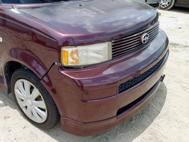 JTLKT324650171106 - 2005 TOYOTA SCION XB 勃艮第红 照片 9