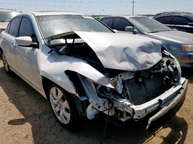 1HGCP3F89AA017240 - 2010 HONDA ACCORD EXL WHITE photo 1