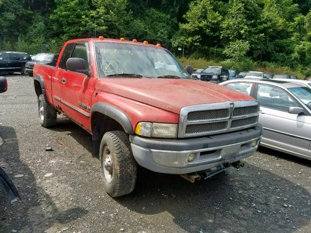 1B7KF23W61J595838 - 2001 DODGE RAM 2500 RED photo 1