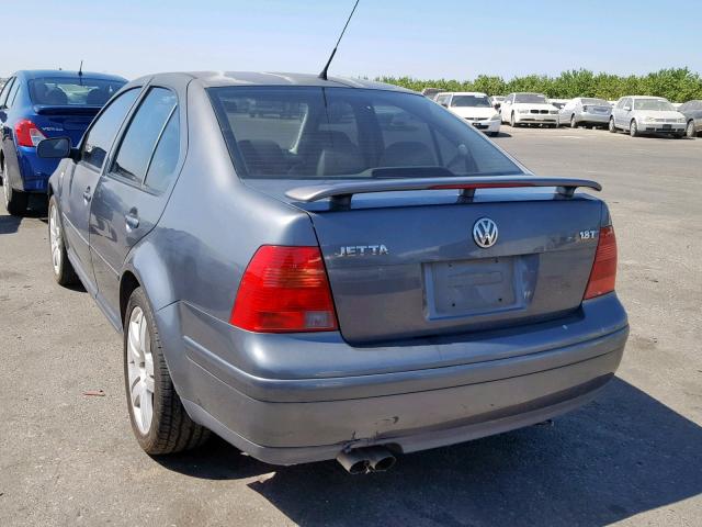 3VWSE69M53M117445 - 2003 VOLKSWAGEN JETTA GLS CHARCOAL photo 3