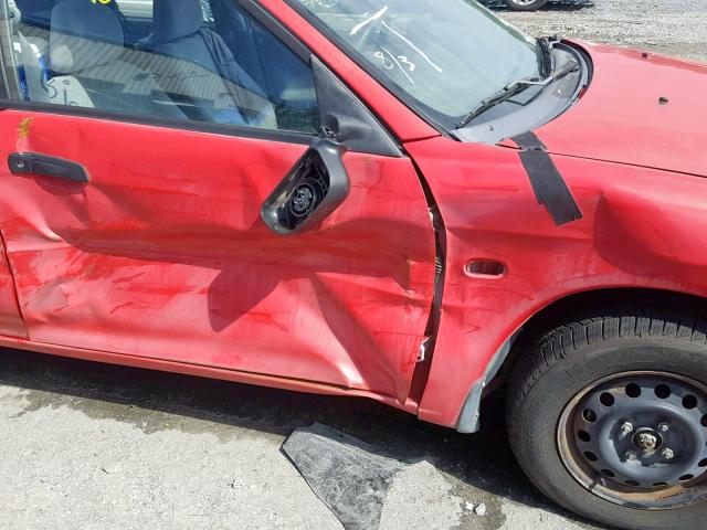 JA3AY26AXXU007001 - 1999 MITSUBISHI MIRAGE DE RED photo 9