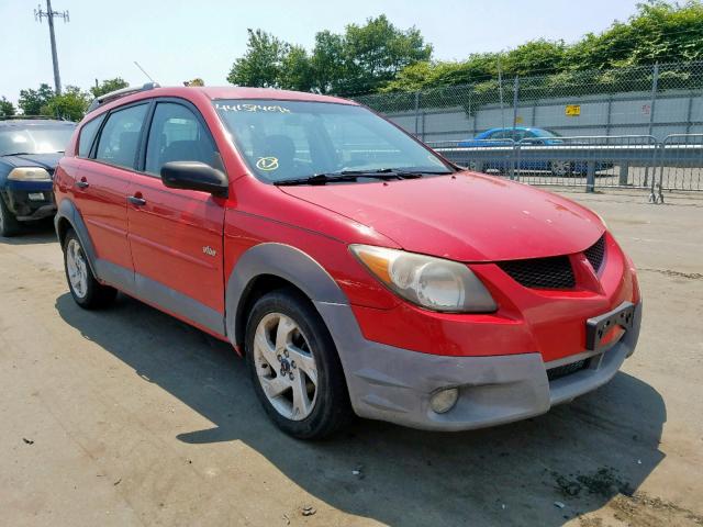 5Y2SL628X4Z470138 - 2004 PONTIAC VIBE RED photo 1