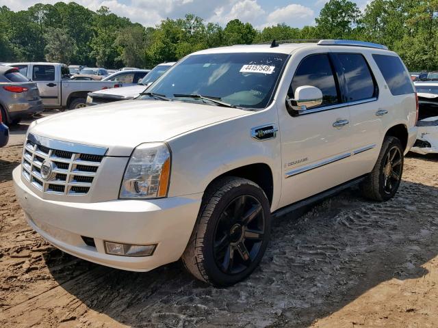 1GYFK43529R114006 - 2009 CADILLAC ESCALADE H WHITE photo 2