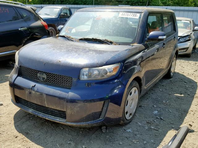 JTLKE50E781016595 - 2008 TOYOTA SCION BLUE photo 2