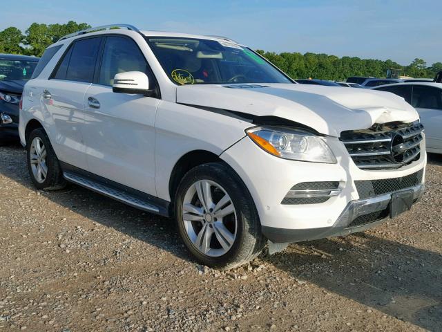 4JGDA5JBXEA368971 - 2014 MERCEDES-BENZ ML 350 WHITE photo 1