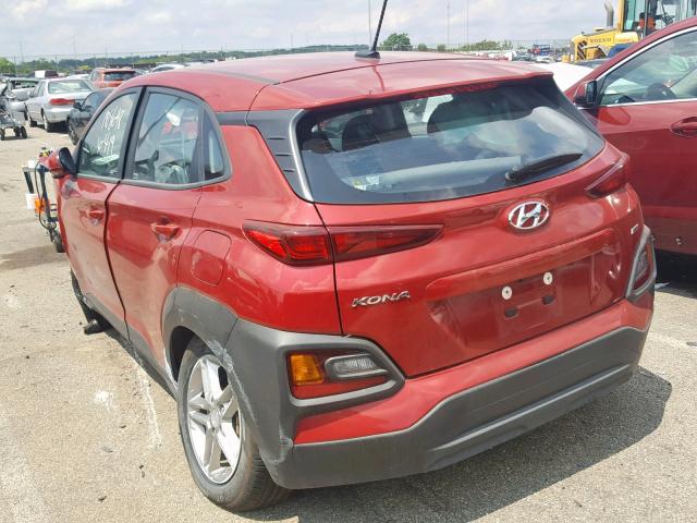 KM8K1CAA9KU269605 - 2019 HYUNDAI KONA SE RED photo 3