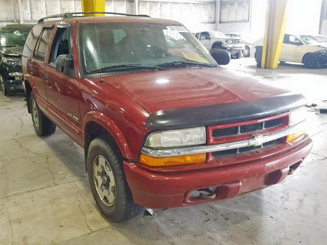 1GNDT13X73K149450 - 2003 CHEVROLET BLAZER RED photo 1