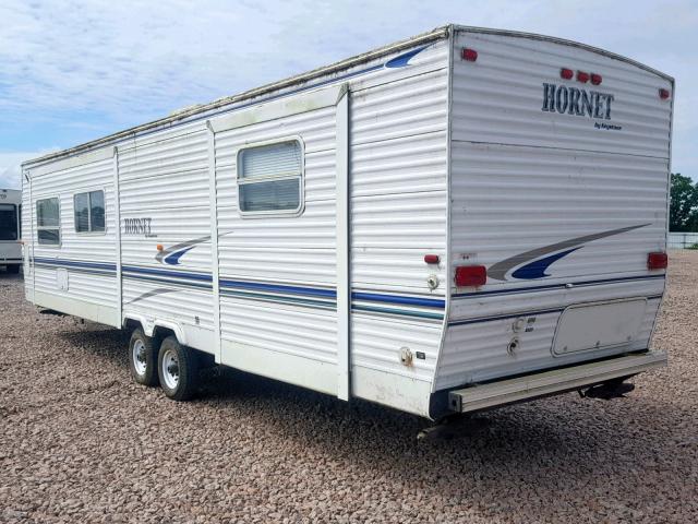 4YDT33F2430308546 - 2003 KEYSTONE HORNET WHITE photo 3