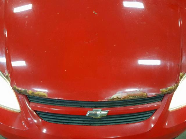 1G1AL15F967880980 - 2006 CHEVROLET COBALT LT RED photo 9