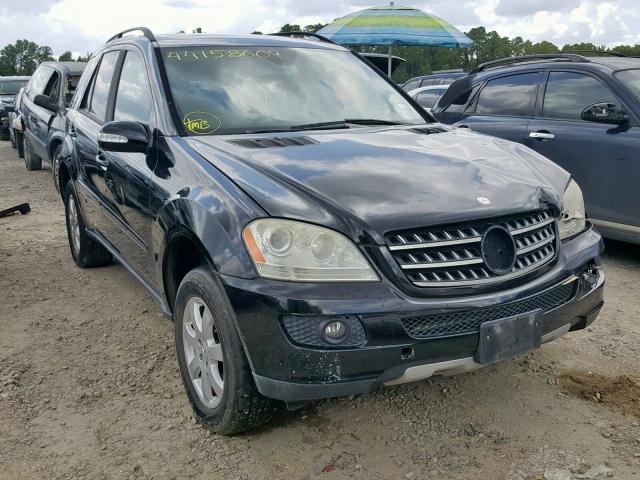 4JGBB86E66A006307 - 2006 MERCEDES-BENZ ML 350 BLACK photo 1