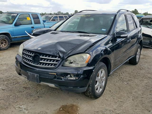 4JGBB86E66A006307 - 2006 MERCEDES-BENZ ML 350 BLACK photo 2