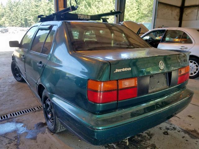 3VWRA81H7TM040372 - 1996 VOLKSWAGEN JETTA GL GREEN photo 3