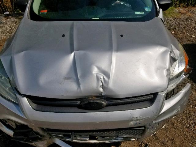 1FMCU0F77DUB44046 - 2013 FORD ESCAPE S SILVER photo 7