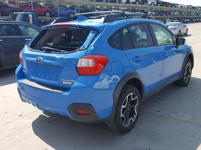 JF2GPAKC9HH266722 - 2017 SUBARU CROSSTREK BLUE photo 4