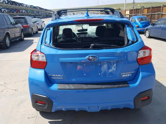 JF2GPAKC9HH266722 - 2017 SUBARU CROSSTREK BLUE photo 9