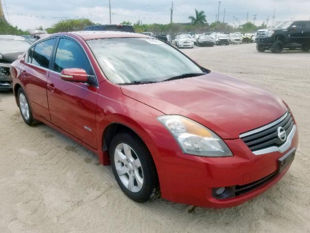 1N4CL21E29C120345 - 2009 NISSAN ALTIMA HYB RED photo 1