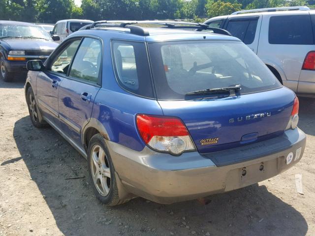 JF1GG68594H814173 - 2004 SUBARU IMPREZA OU BLUE photo 3