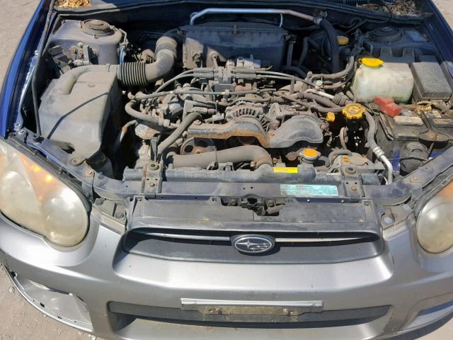 JF1GG68594H814173 - 2004 SUBARU IMPREZA OU BLUE photo 7