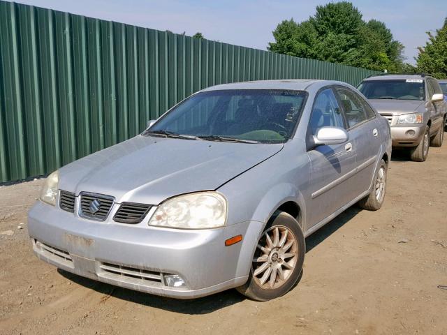 KL5JJ52Z84K982578 - 2004 SUZUKI FORENZA LX GRAY photo 2