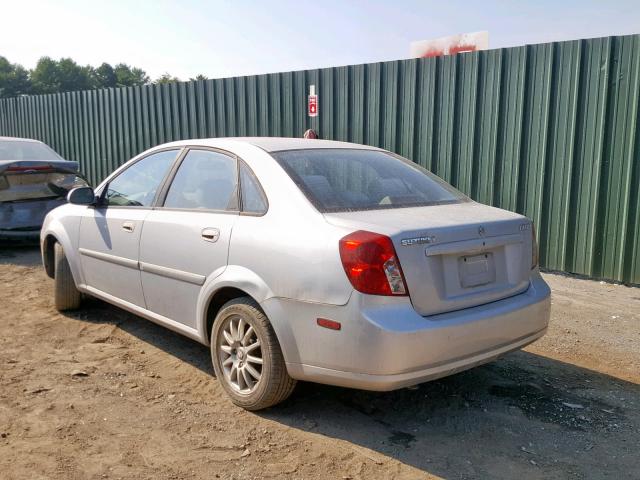 KL5JJ52Z84K982578 - 2004 SUZUKI FORENZA LX GRAY photo 3