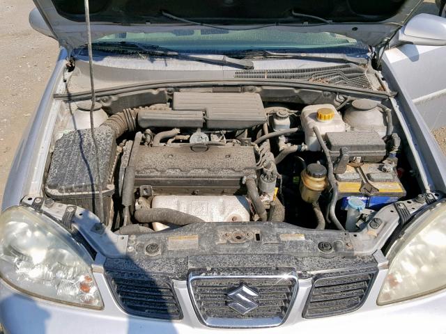 KL5JJ52Z84K982578 - 2004 SUZUKI FORENZA LX GRAY photo 7