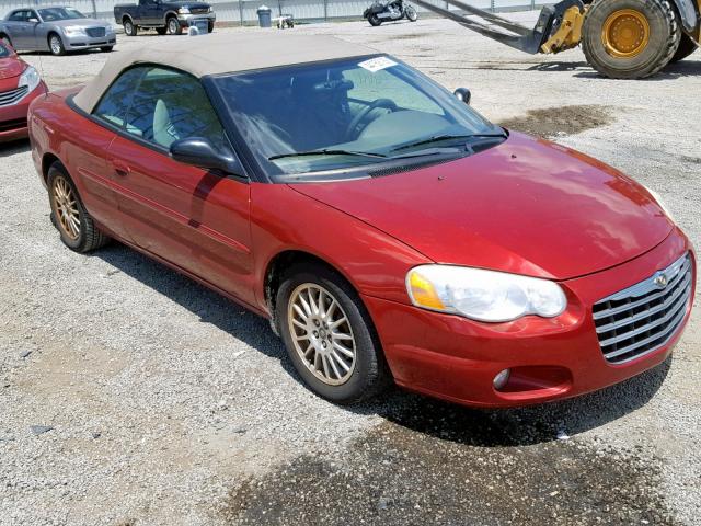 1C3EL55R56N203242 - 2006 CHRYSLER SEBRING TO RED photo 1