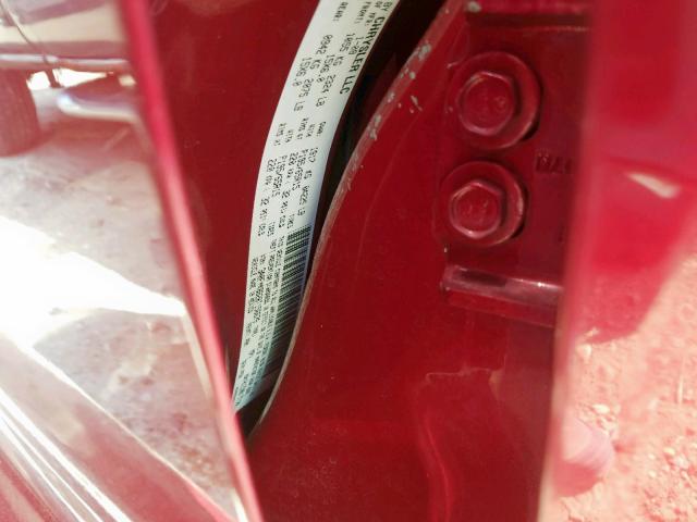 3A8FY48B28T156676 - 2008 CHRYSLER PT CRUISER RED photo 10