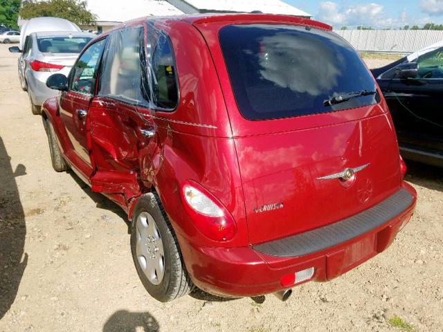 3A8FY48B28T156676 - 2008 CHRYSLER PT CRUISER RED photo 3