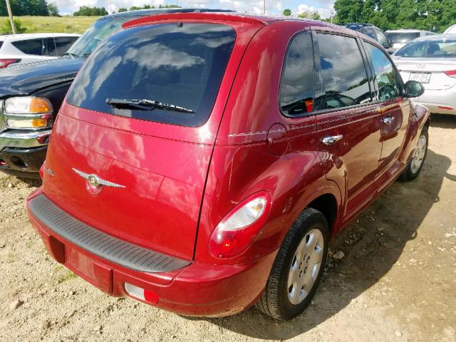 3A8FY48B28T156676 - 2008 CHRYSLER PT CRUISER RED photo 4