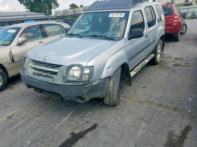 5N1ED28Y73C688335 - 2003 NISSAN XTERRA XE SILVER photo 2