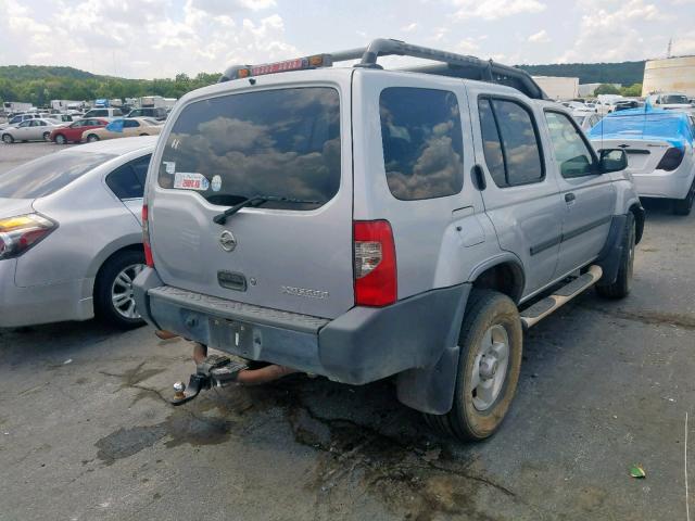 5N1ED28Y73C688335 - 2003 NISSAN XTERRA XE SILVER photo 4