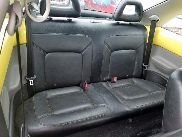 3VWCA21C8YM407715 - 2000 VOLKSWAGEN NEW BEETLE ყვითელი ფოტო 6