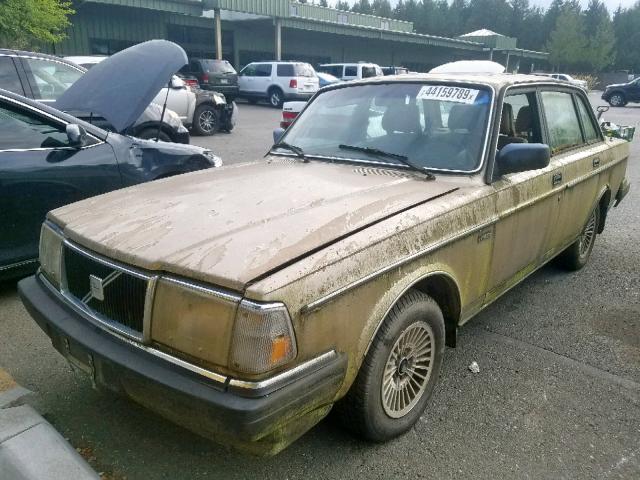 YV1AX8844K1371966 - 1989 VOLVO 244 DL GOLD photo 2