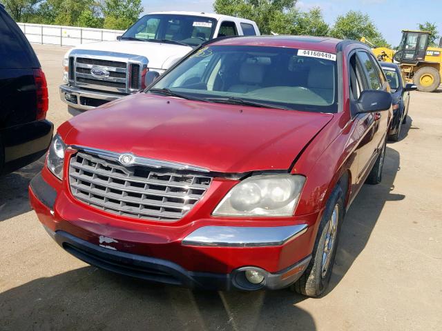 2A8GM68456R673399 - 2006 CHRYSLER PACIFICA T MAROON photo 2