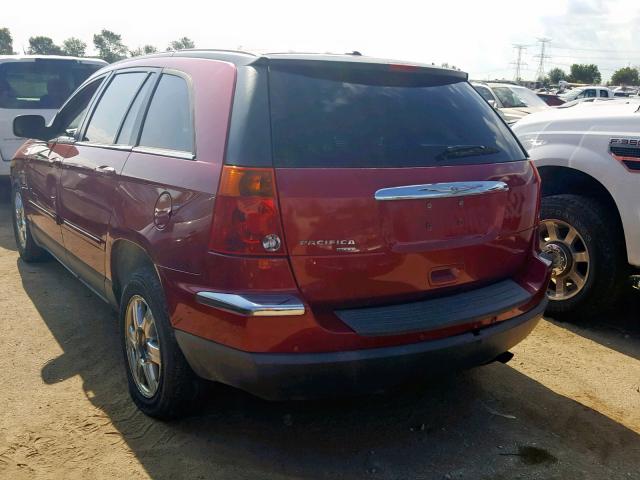 2A8GM68456R673399 - 2006 CHRYSLER PACIFICA T MAROON photo 3