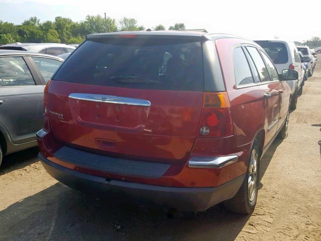 2A8GM68456R673399 - 2006 CHRYSLER PACIFICA T MAROON photo 4