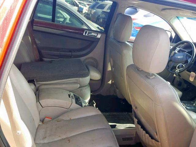 2A8GM68456R673399 - 2006 CHRYSLER PACIFICA T MAROON photo 6