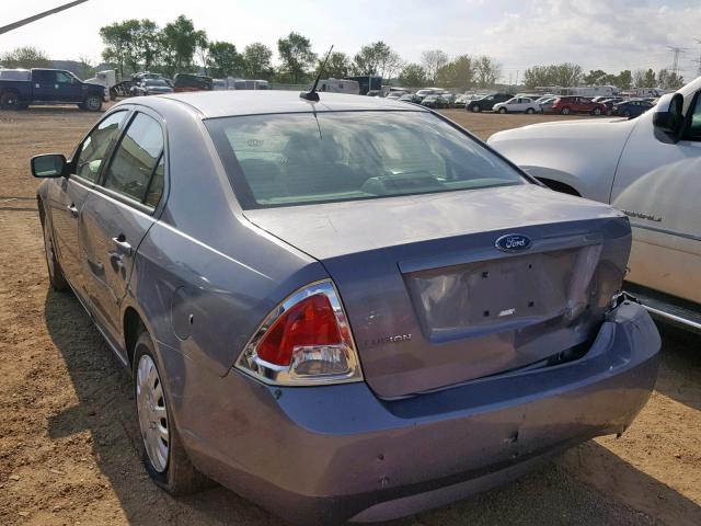 3FAHP06Z97R197271 - 2007 FORD FUSION S GRAY photo 3