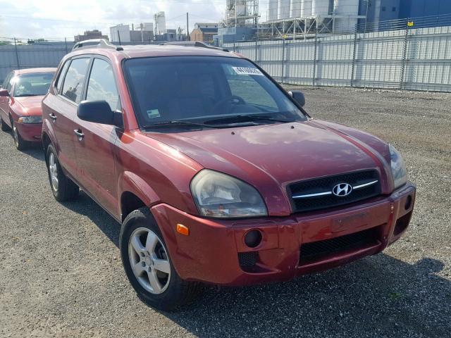 KM8JM12B25U075193 - 2005 HYUNDAI TUCSON GL MAROON photo 1