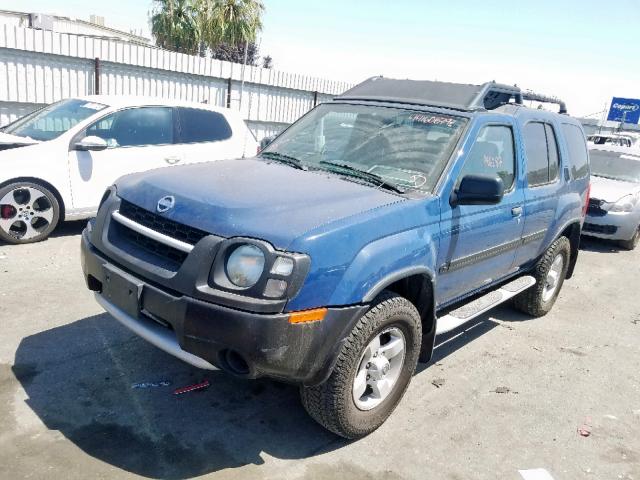 5N1ED28T74C653350 - 2004 NISSAN XTERRA XE BLUE photo 2