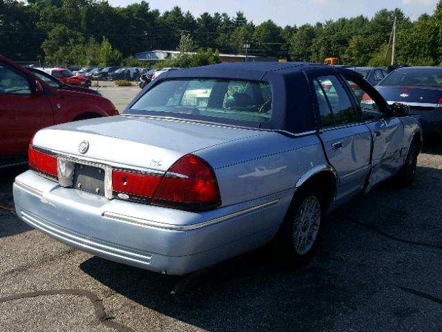 2MEFM74W7XX626726 - 1999 MERCURY GRAND MARQ BLUE photo 4