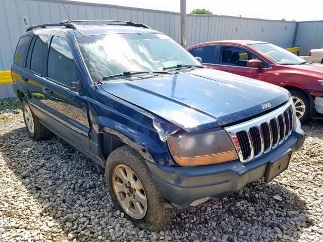 1J4GW48S91C609995 - 2001 JEEP GRAND CHER BLUE photo 1