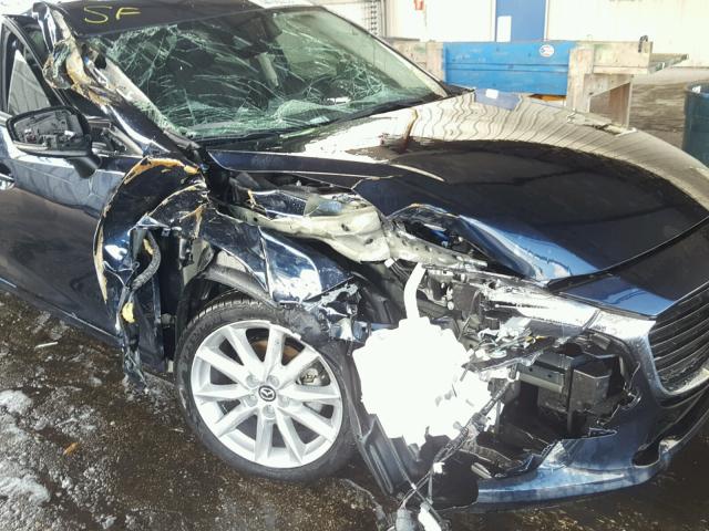 3MZBN1W30HM128505 - 2017 MAZDA 3 GRAND TO BLUE photo 9