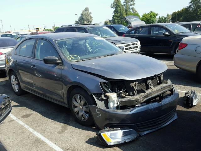 3VW2K7AJ8BM381824 - 2011 VOLKSWAGEN JETTA BASE Մոխրագույն լուսանկար 1