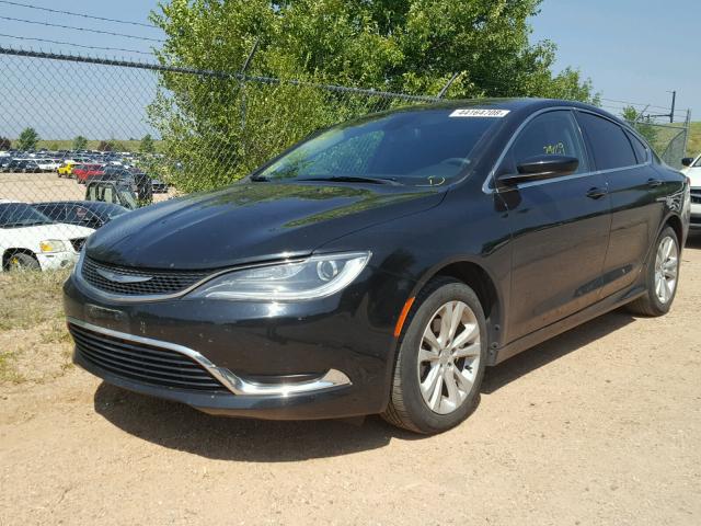 1C3CCCAB9GN138966 - 2016 CHRYSLER 200 LIMITE BLACK photo 2