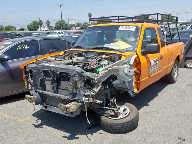 1FTKR1ED4APA49968 - 2010 FORD RANGER SUP ORANGE photo 2