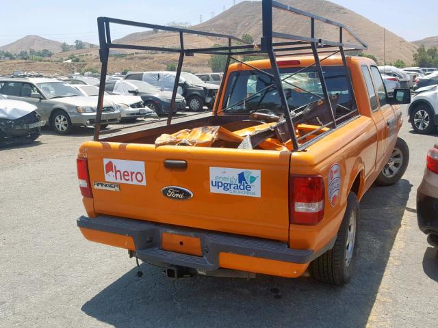 1FTKR1ED4APA49968 - 2010 FORD RANGER SUP ORANGE photo 4