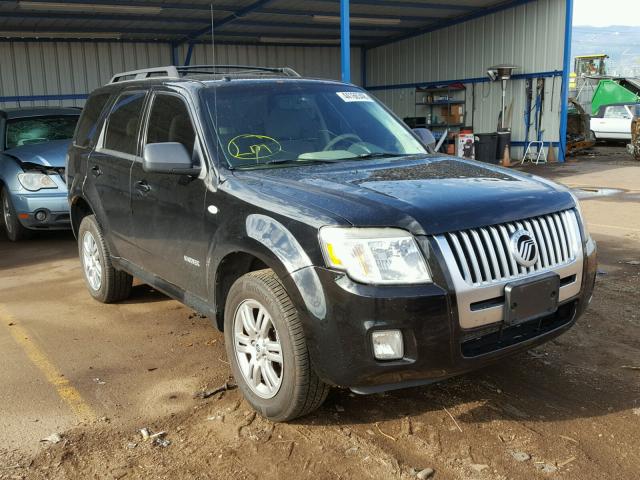 4M2CU91168KJ53862 - 2008 MERCURY MARINER BLACK photo 1